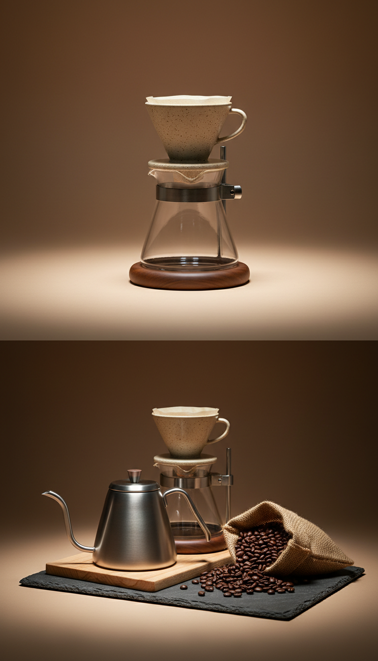 Artisan Glass Pour-Over Set